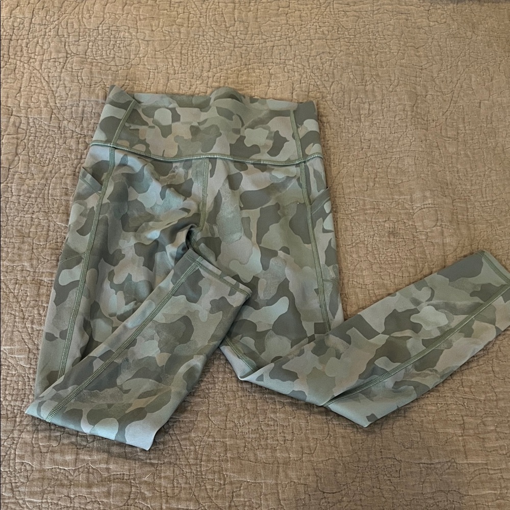 Target Green Camo Kids Leggings